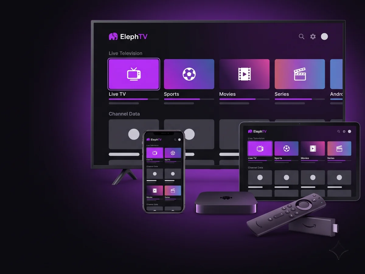 ElephTV compatible Android phones, tablets, televisions, TV boxes and streaming devices