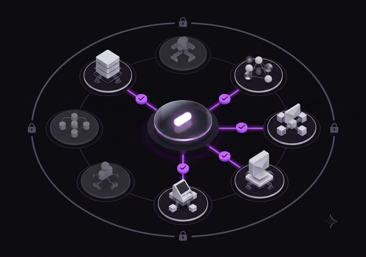 Protected information shared only with necessary service-provider nodes